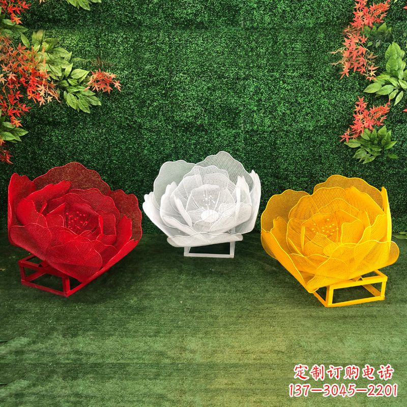 宁德不锈钢玫瑰雕塑精致的艺术品