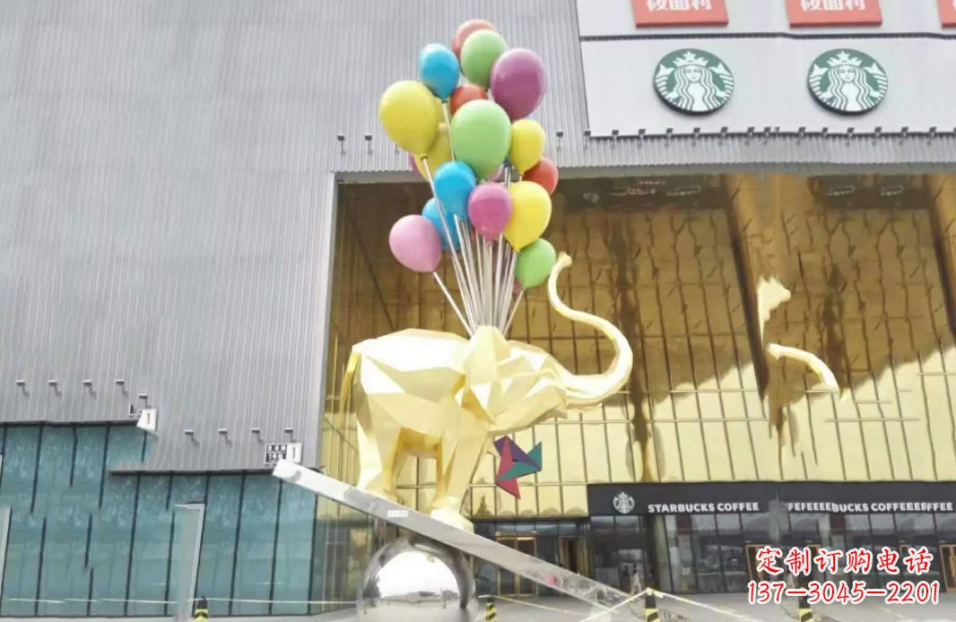 宁德小象踩球不锈钢雕塑的魅力