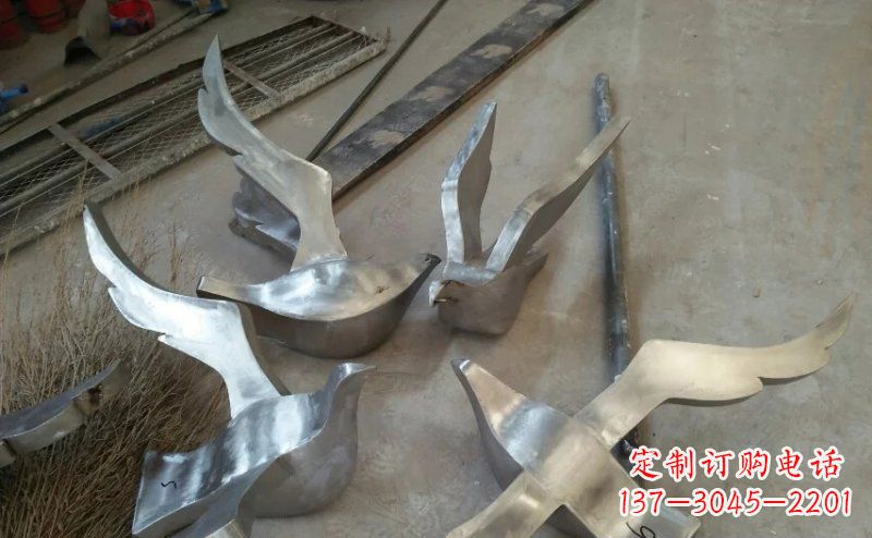 宁德精美的不锈钢小型鸽子雕塑