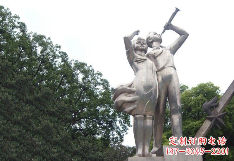 宁德不锈钢小学生雕塑缔造美丽校园新风貌