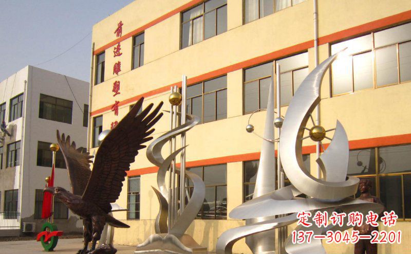 宁德不锈钢雄鹰雕塑