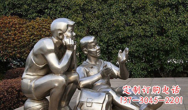 宁德不锈钢的学生雕塑