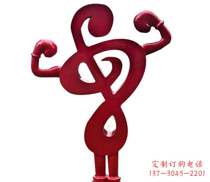 宁德音符之美——不锈钢音符雕塑