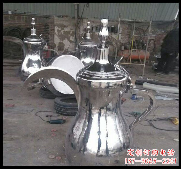 宁德不锈钢酒壶雕塑传承古典艺术