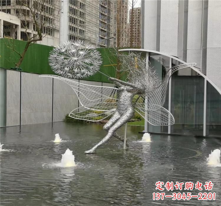 宁德美丽的不锈钢蒲公英雕塑
