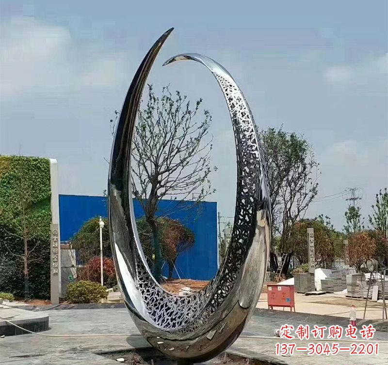 宁德不锈钢圆环雕塑将艺术与实用结合