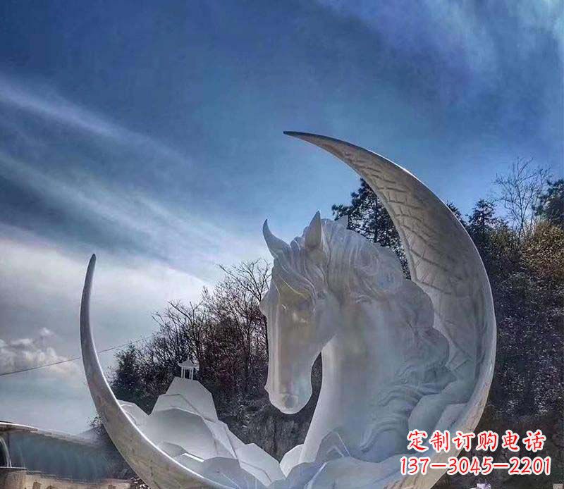 宁德不锈钢月亮雕塑一种独特的艺术品