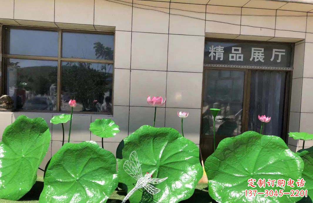 宁德不锈钢荷叶雕塑艺术性与美感的完美结合