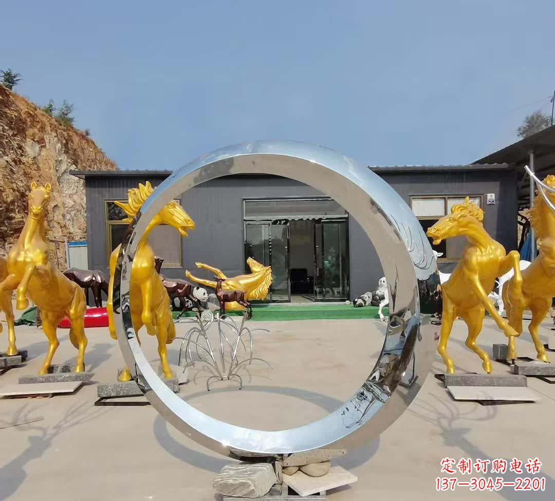 宁德不锈钢圆环雕塑让景观更加精彩