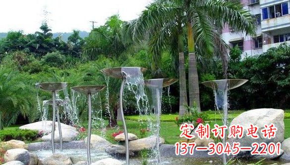 宁德不锈钢喷泉雕塑——艺术之美