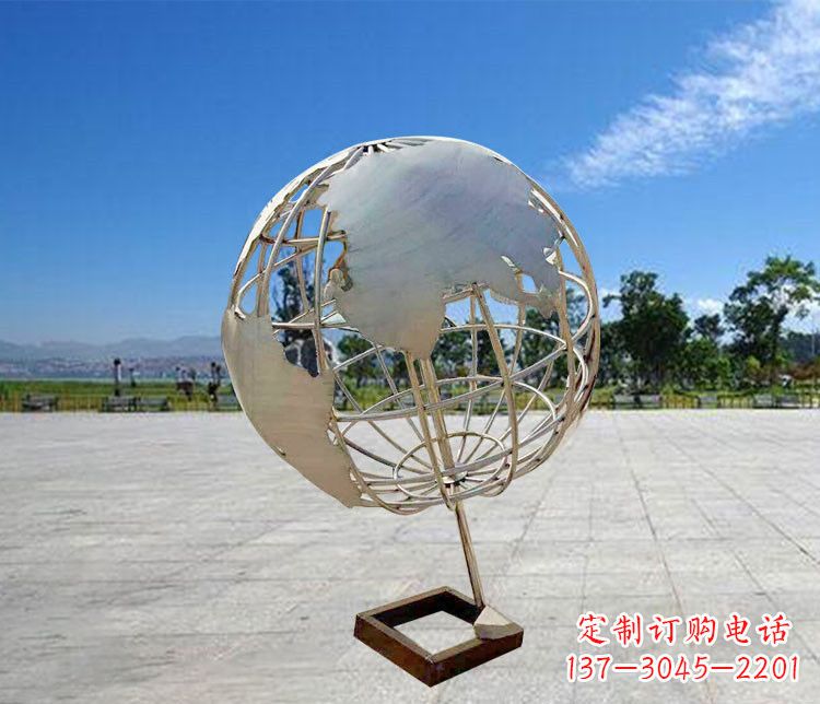 宁德神奇的不锈钢地球仪雕塑