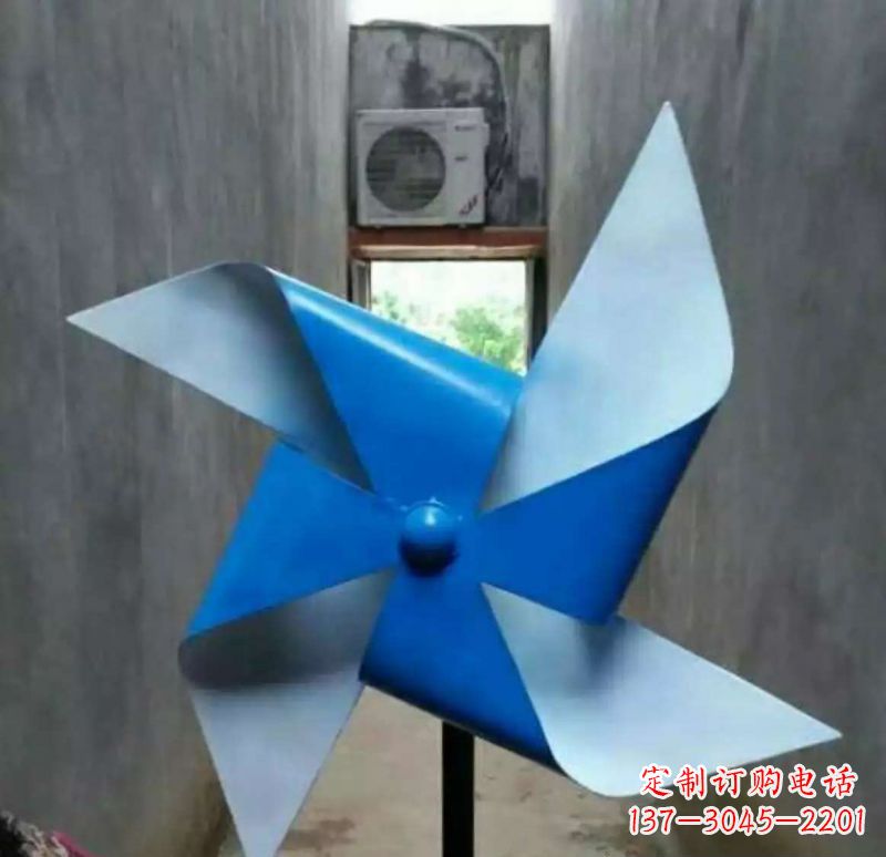 宁德色彩斑斓的不锈钢风车雕塑