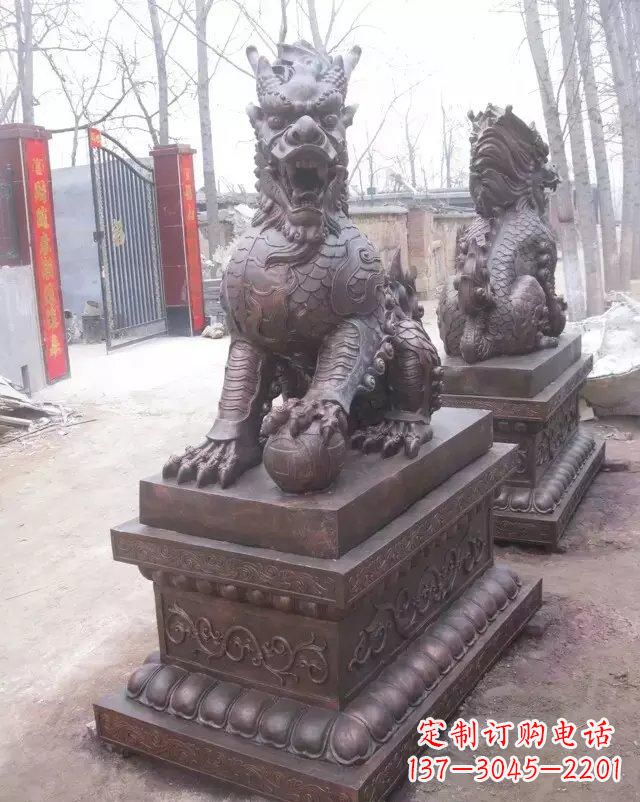 宁德麒麟雕塑古老而又神秘