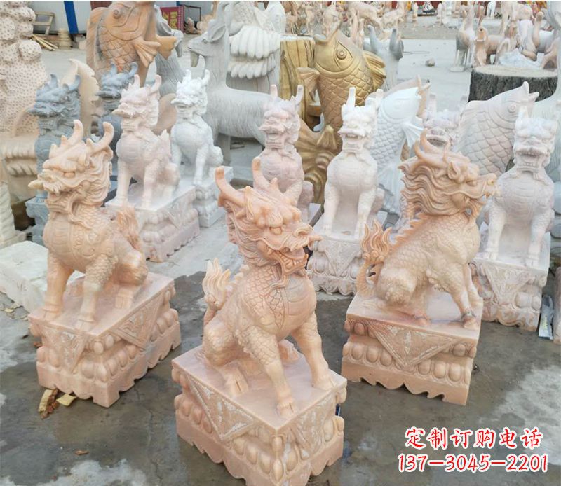 宁德麒麟雕塑传承文化之美