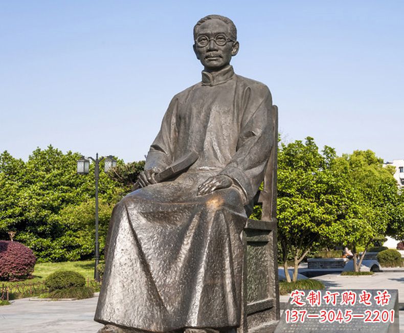 宁德蔡元培一位教育家的雕塑