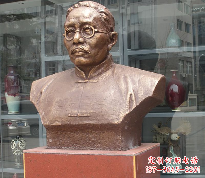 宁德蔡元培胸像人物铜雕
