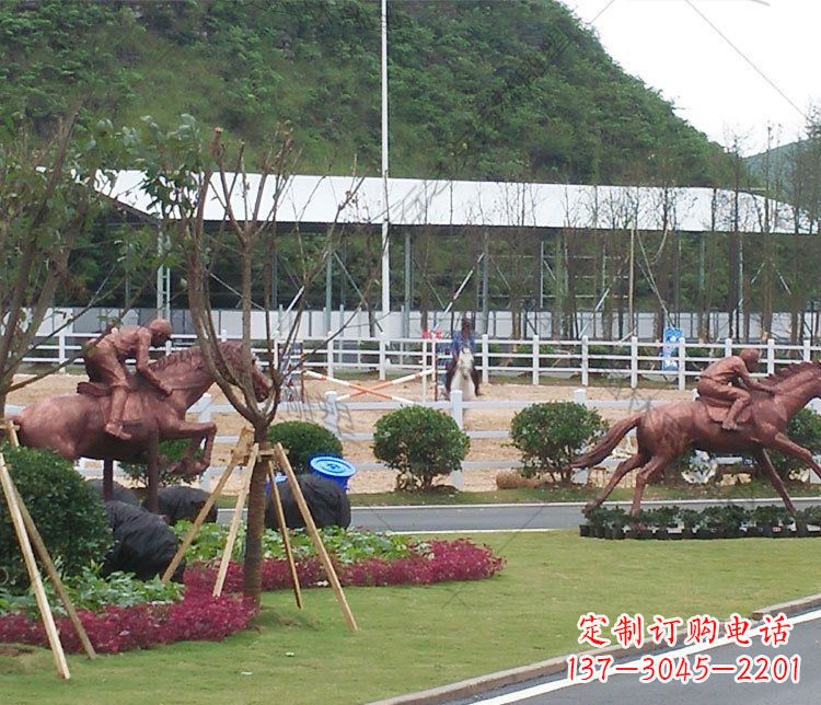 宁德雕塑艺术以马为主题的铜雕摆件