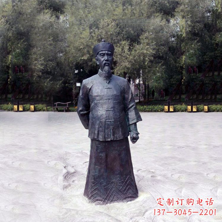 宁德曾国藩铜像中国晚清名臣的荣耀