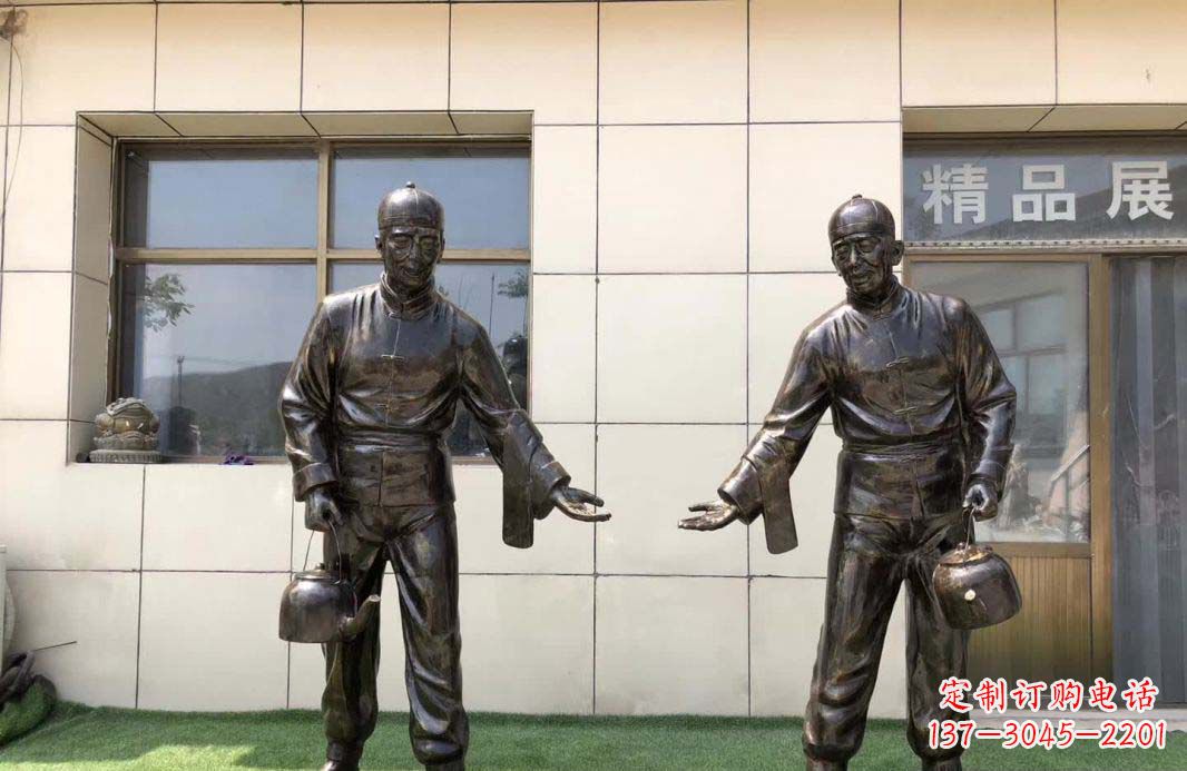 宁德店小二雕塑——记茶馆民俗