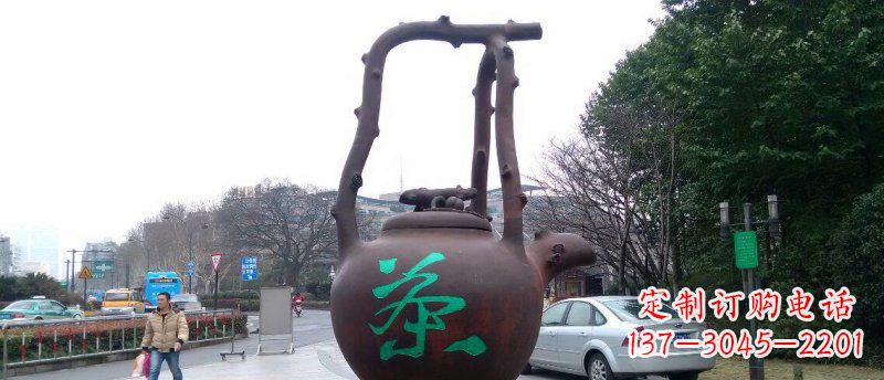 宁德茶壶雕塑——展现艺术精妙