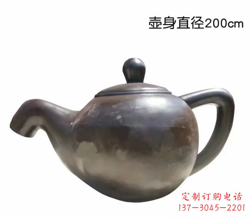宁德青铜茶壶雕塑——彰显传统文化的艺术精髓
