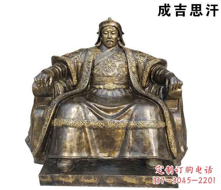 宁德成吉思汗英雄的雕像