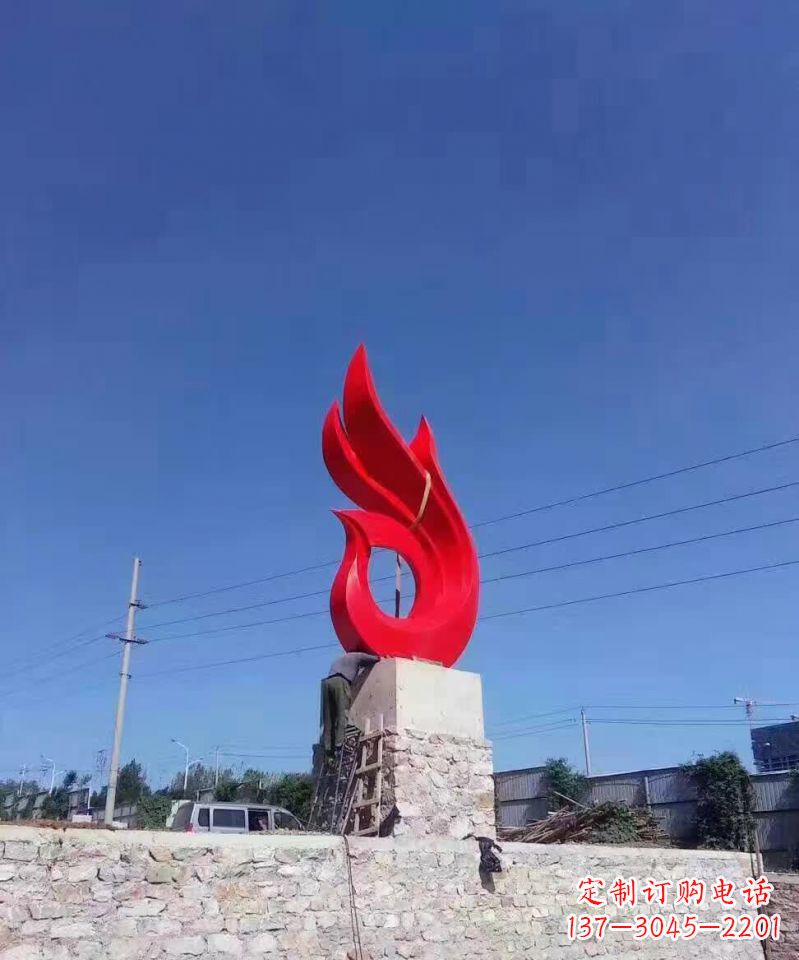 宁德凤凰雕塑点缀城市的不锈钢景观