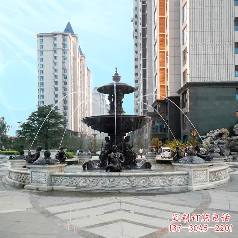 宁德城市广场欧式水景喷泉雕塑的魅力