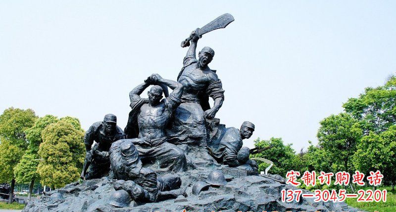 宁德红军雕塑传承冲锋精神