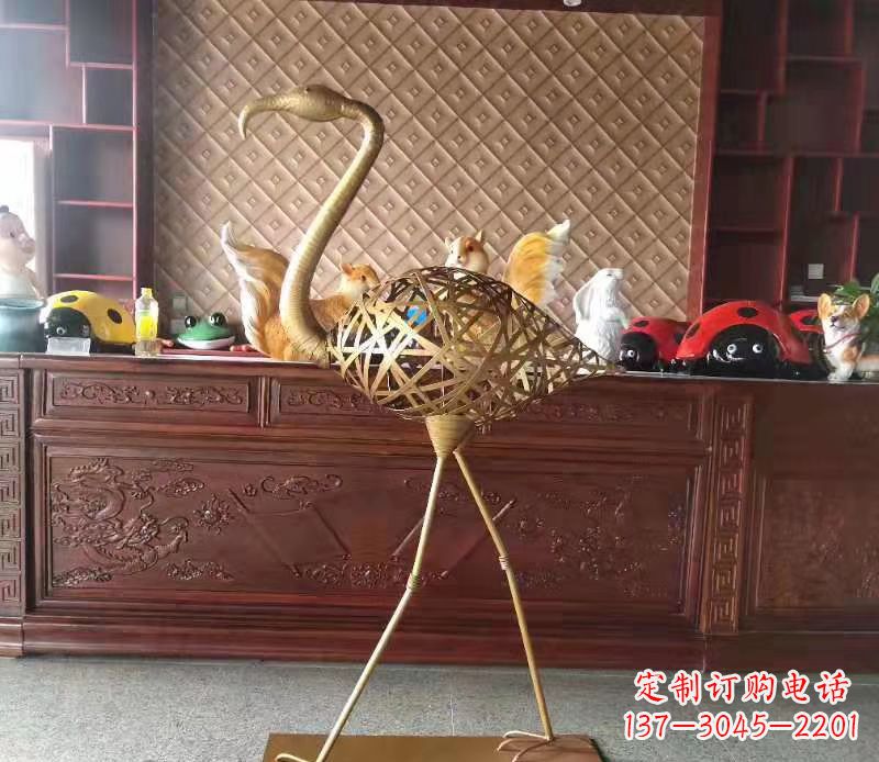 宁德火烈鸟雕塑精美绝伦
