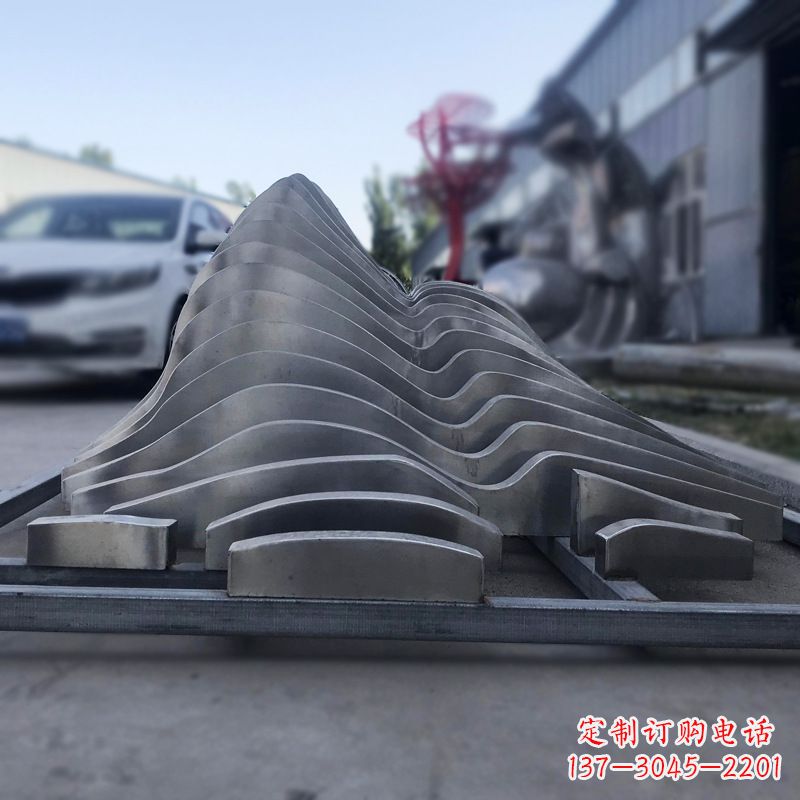 宁德不锈钢假山雕塑精致耐用的艺术品