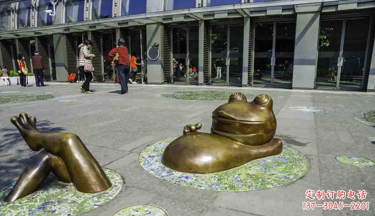 宁德抽象卡通青蛙铜雕