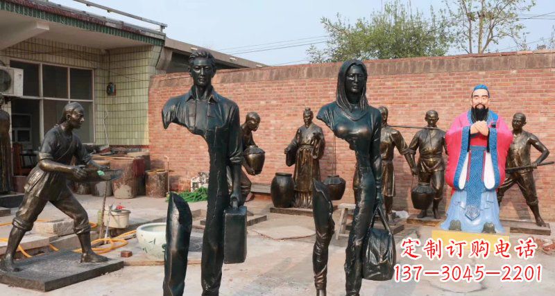 宁德铜雕男人的力量