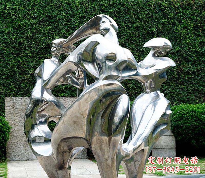 宁德抽象女性的魅力不锈钢景观雕塑
