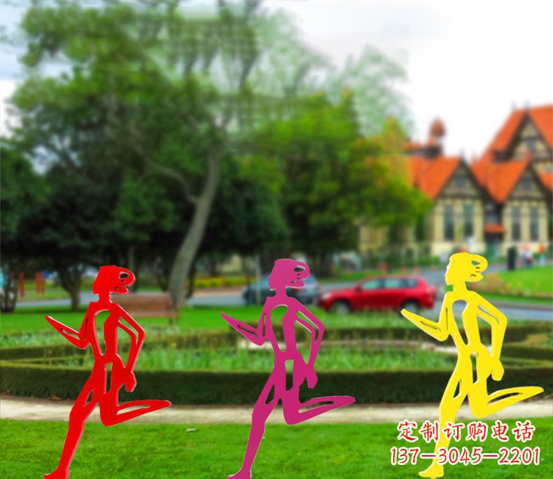 宁德奔跑的女性雕塑