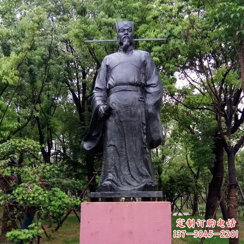 宁德铜雕陶渊明——传承古代文学精髓