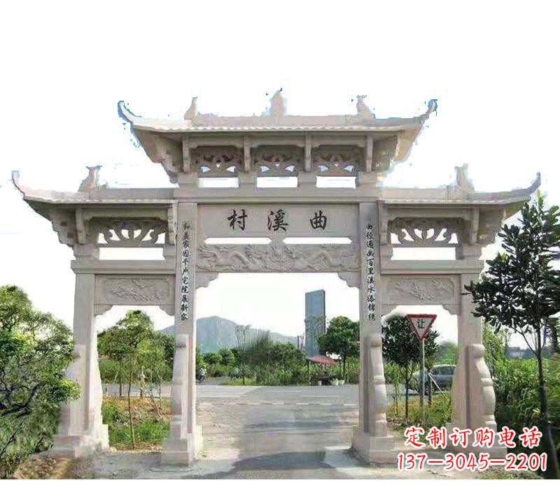 宁德精美牌坊雕塑——村庄的艺术瑰宝