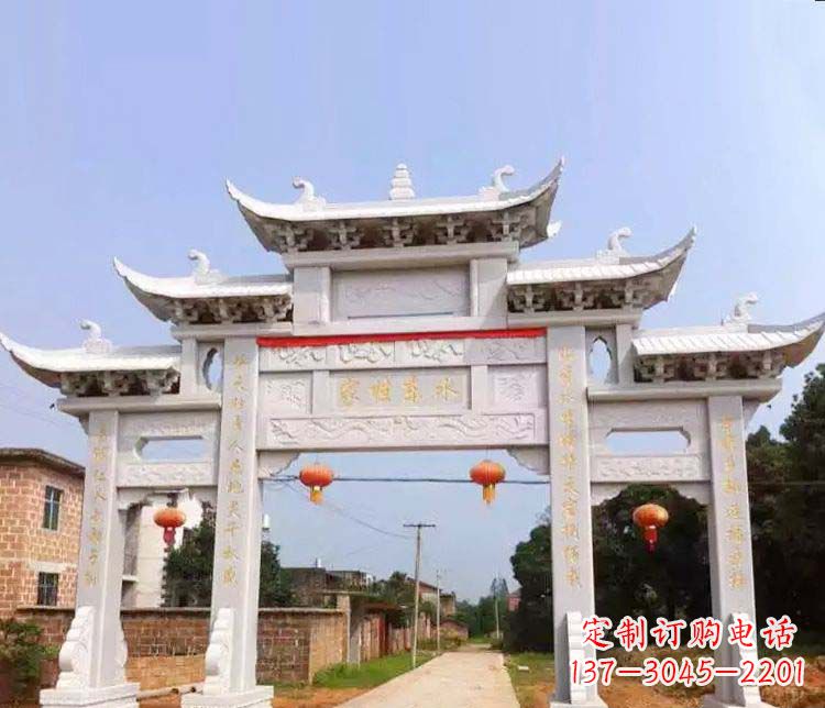 宁德传承村庄牌坊石雕文化