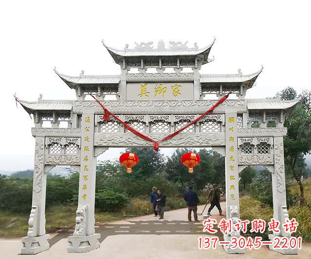 宁德牌坊雕塑珍贵的传统文化
