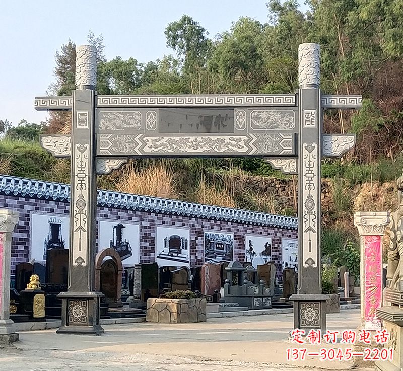 宁德古村牌坊雕塑精湛技艺的经典之作