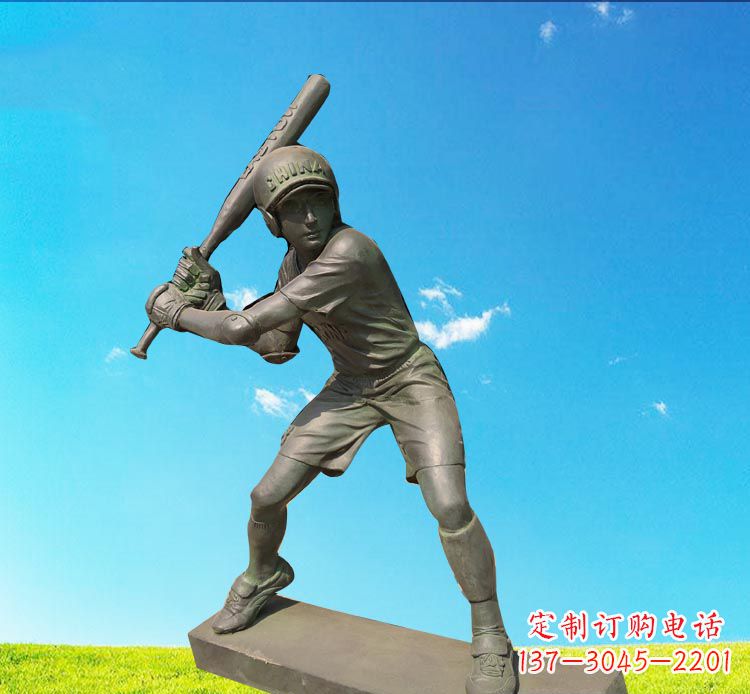 宁德棒球雕塑传承美国传统文化