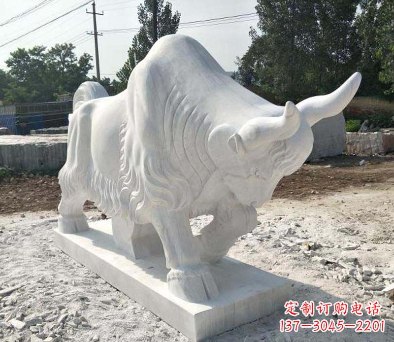 宁德大理石动物雕塑美丽的艺术品