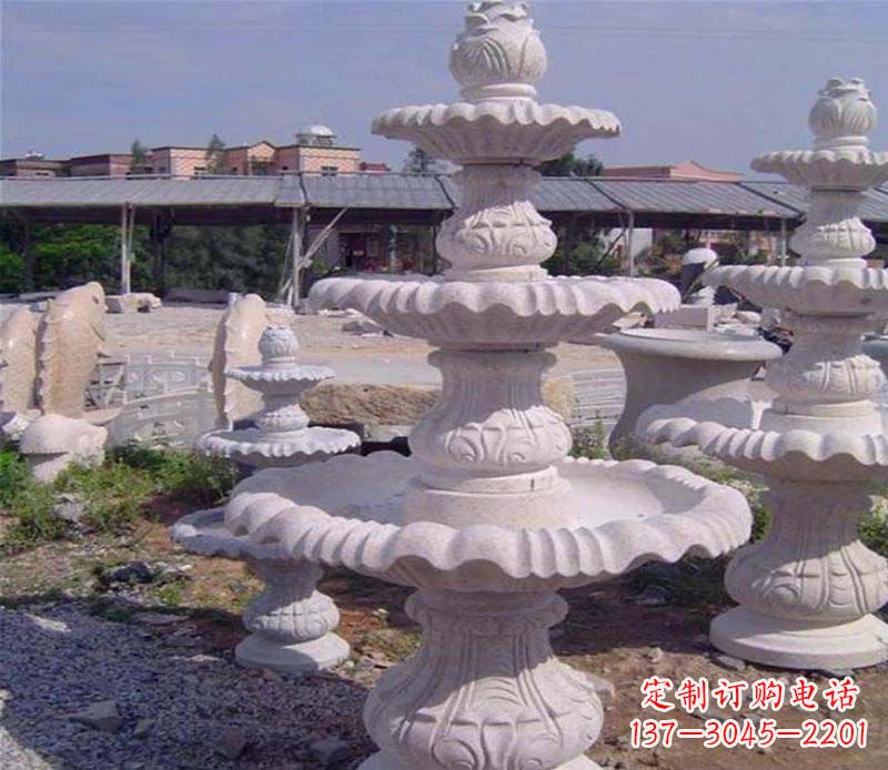 宁德石雕喷泉展现精美的艺术灵感