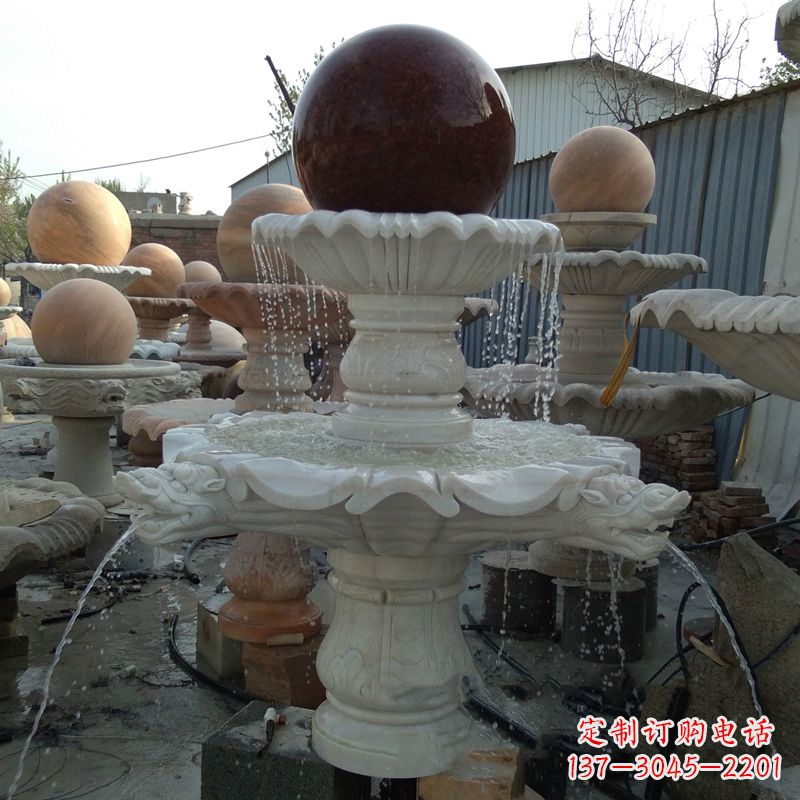 宁德大理石风水球雕塑传统文化的艺术精髓