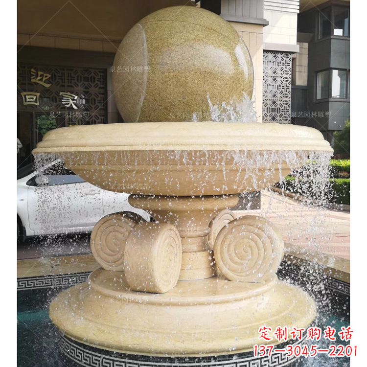 宁德大理石风水球雕塑传承古老文化的象征