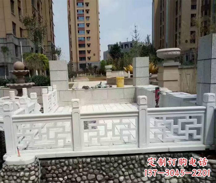 宁德精美大理石国旗台石雕雕塑