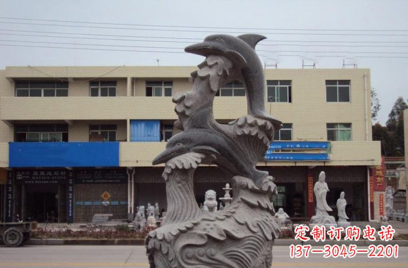 宁德大理石海豚雕塑