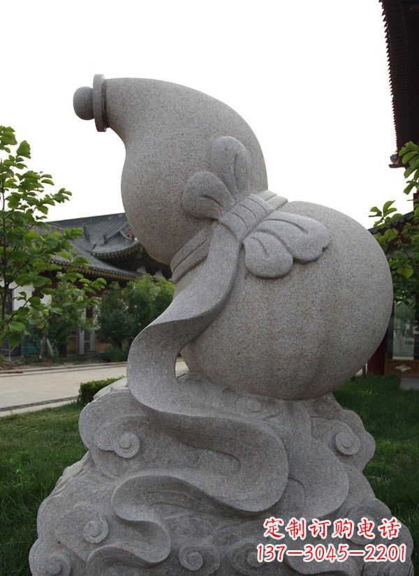 宁德中领雕塑大理石葫芦雕塑构筑完美建筑