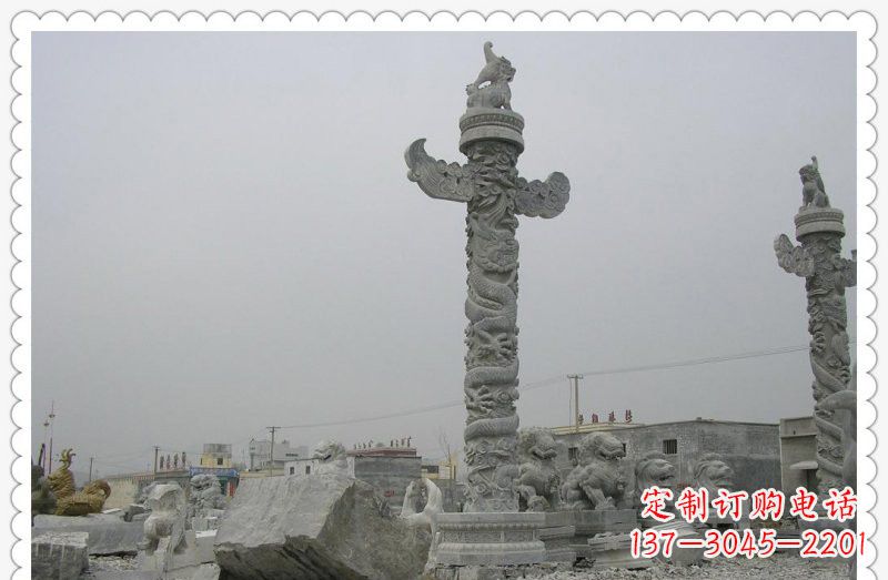 宁德精致雕刻,大理石华表雕塑