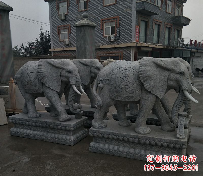 宁德唯美雕刻大象雕塑